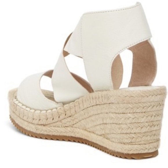 (Sold) Eileen Fisher Willow Espadrille Wedge Sanda - Picture 2 of 8